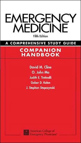 Book Emergency Medicine:  A Comprehensive Study Guide 5th Edition Companion Handbook free