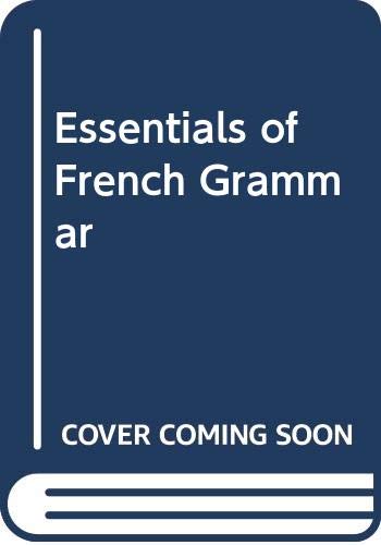 Book Essentials Of French Grammar, 3rd Edition (french And English Edition) free