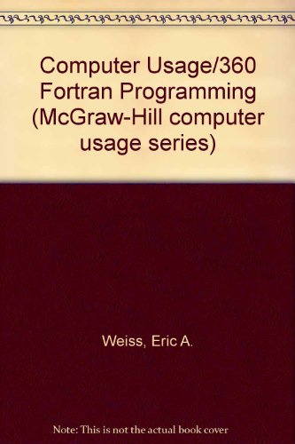 Book Computer Usage: 360 Fortran Programming. free