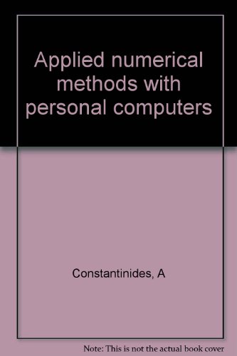 Book Applied numerical methods with personal computers free