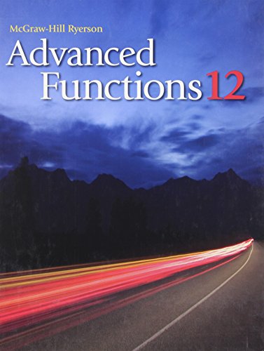 Book McGraw-Hill Ryerson: Advanced Functions 12 free