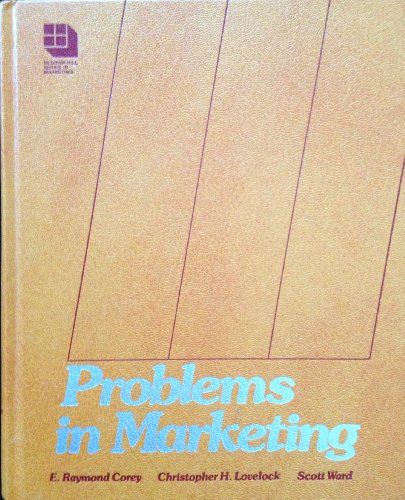 Book Problems in Marketing (Gregg/McGraw-Hill Marketing Series) free