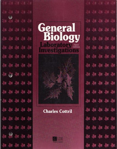 Book General Biology - Laboratory Investigations Third Edition free