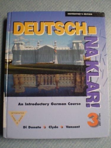 Book Deutsch, Na Klar: An Introductory German Course (English and German Edition) free