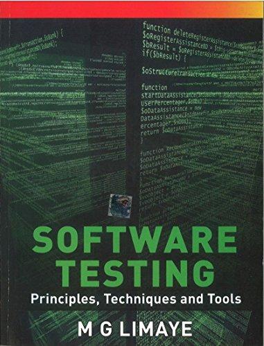Book Software Testing [Paperback] [Jan 01, 2009] S S Limaye free