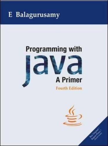 Book Programming with Java: A Primer free
