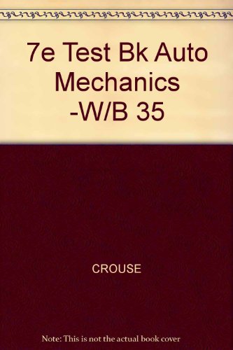 Book Textbook for Automotive Mechanics free