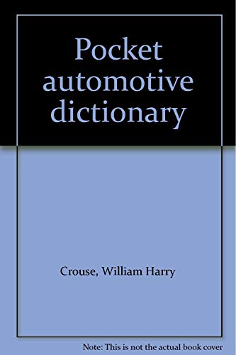 Book Pocket Automotive Dictionary free