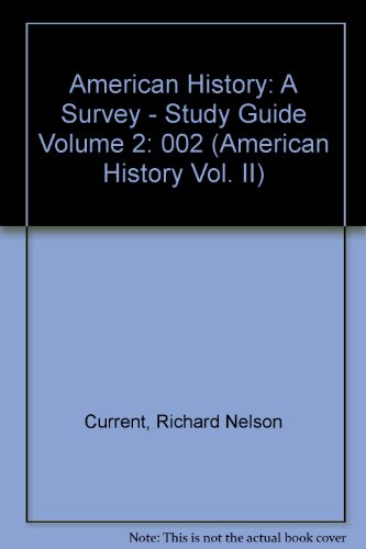 Book American History Since 1865/Study Guide (American History Vol. II) free