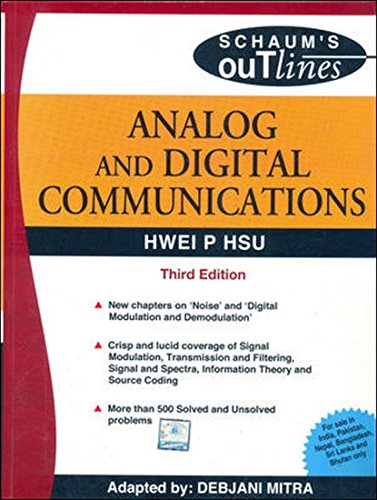 Book ANALOG & DIGITAL COMMUNICATION 3ED [Paperback] Hsu free