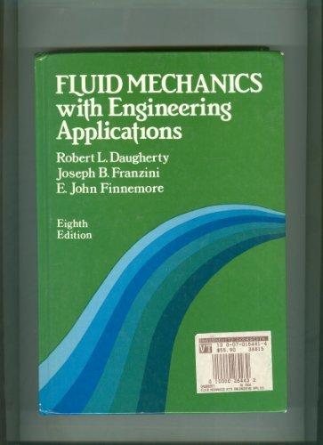 Book Fluid Mechanics With Engineering Applications free