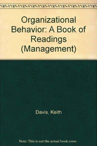 Book Organizational behavior: Readings and exercises (McGraw-Hill series in management) free