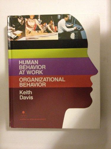 Book Human Behavior at Work: Organizational Behavior (McGraw-Hill Series in Management) free