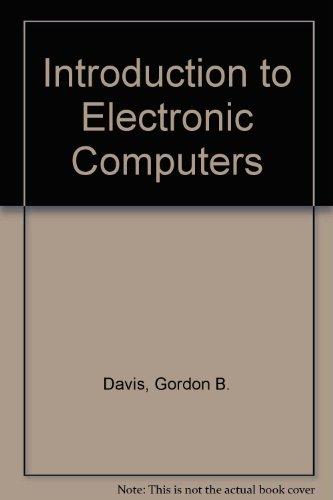 Book Introduction to electronic computers free