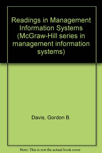 Book Readings in Management Information Systems (McGraw-Hill Series in Management Information Systems) free