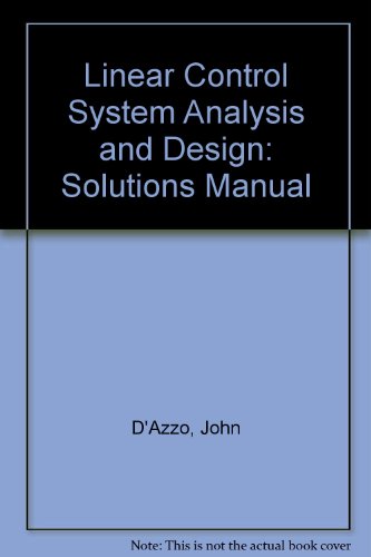 Book Linear Control System Analysis And Design free