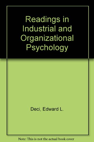 Book Readings In Industrial And Organizational Psychology free
