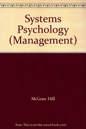 Book Systems Psychology (management) free