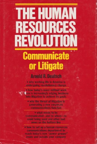 Book Human Resources Revolution: Communicate or Litigate free