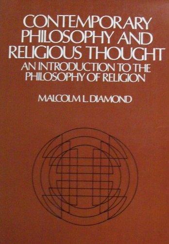 Book Contemporary Philosophy and Religious Thought: An Introduction to the Philosophy of Religion free