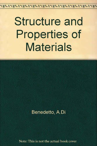 Book The Structure And Properties Of Materials free