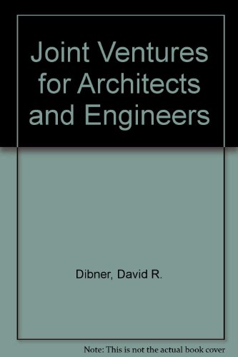 Book Joint ventures for architects and engineers free