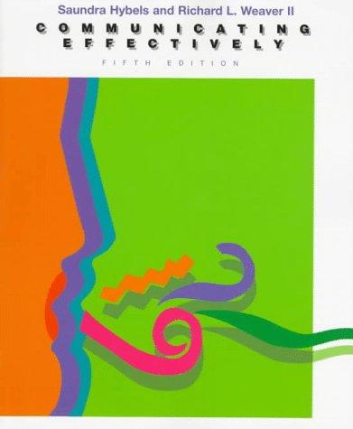 Book Communicating Effectively free