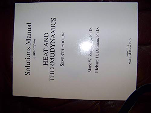 Book Solutions Manual: Sm Heat & Thermo Dynamics free