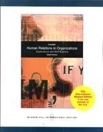 Book Human Relations in Organizations: Applications and Skill Building free