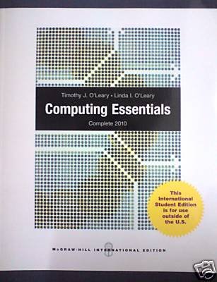 Book Computing Essentials 2009 free