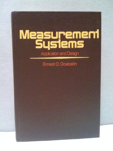 Book Measurement systems: application and design free