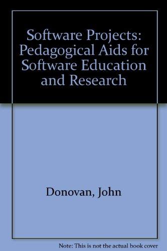Book Software Projects: Pedagogical Aids For Software Education And Research free