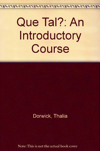 Book Que Tal?: An Introductory Course (English and Spanish Edition) free