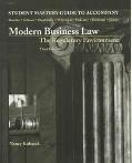 Book Student Mastery Guide to Accompany Modern Business Law: The Regulatory Environment free