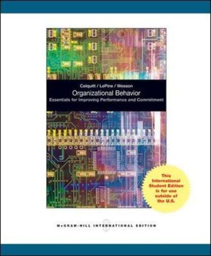 Book Organizational Behavior: Essentials for Improving Performance and Commitment Essentials for Improving Performance and Commitment free