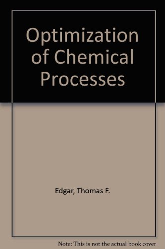 Book Optimization of Chemical Processes free