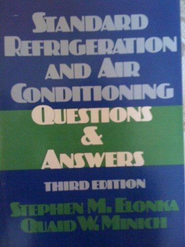 Book Standard Refrigeration and Air Conditioning Questions & Answers free