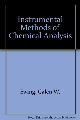 Book Instrumental Methods of Chemical Analysis free