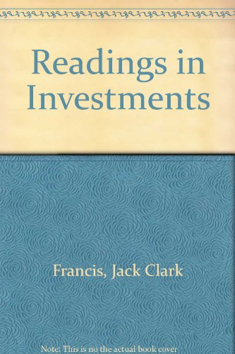 Book Readings in investments free