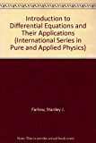 Book An Introduction To Differential Equations and Its Applications free