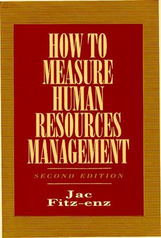 Book How To Measure Human Resource Management free