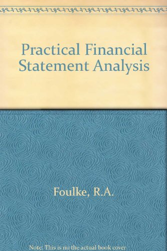 Book Practical Financial Statement Analysis free