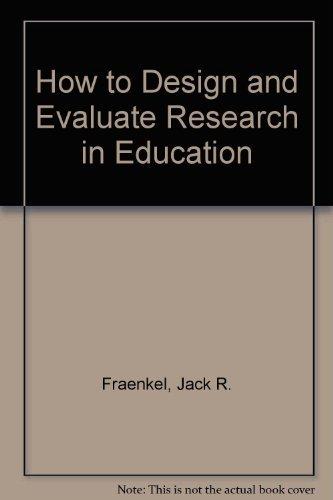 Book How to Design and Evaluate Research in Education free