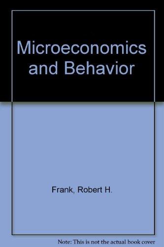 Book Microeconomics and Behavior, 2nd Edition free