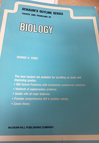 Book Schaum's Outline of Theory and Problems of Biology (Schaum's Outlines) free