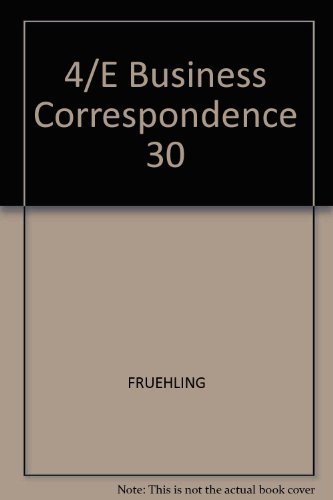 Book Business Correspondence Essentials - Rosemary T. Fruehling - Hardcover - 4th ed free
