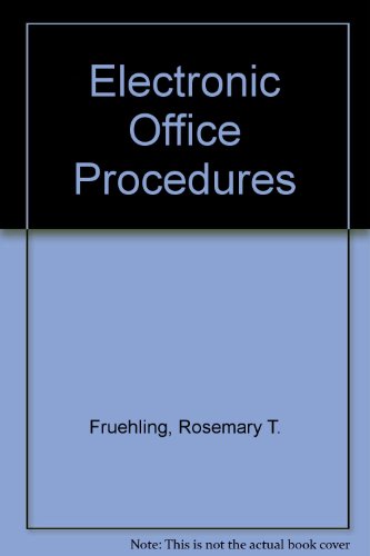 Book Electronic office procedures free