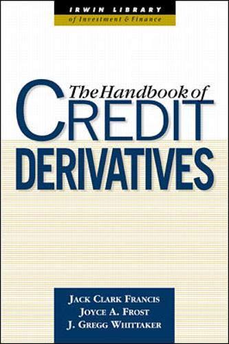Book The Handbook of Credit Derivatives free