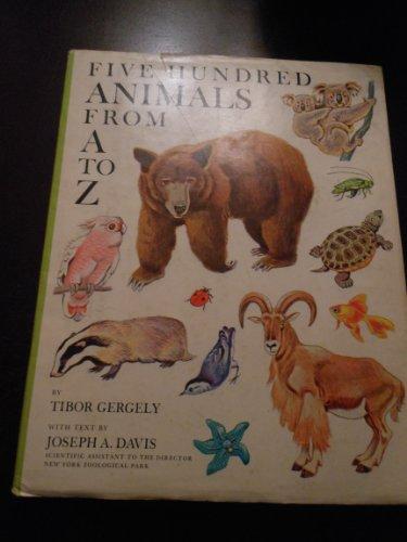 Book Five hundred animals from A to Z free