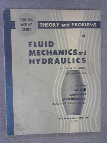 Book Schaum's Outline of Fluid Mechanics and Hydraulics free